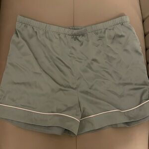 Kennedy Blue Sage Green Shorts and Shirt Set Size Small
